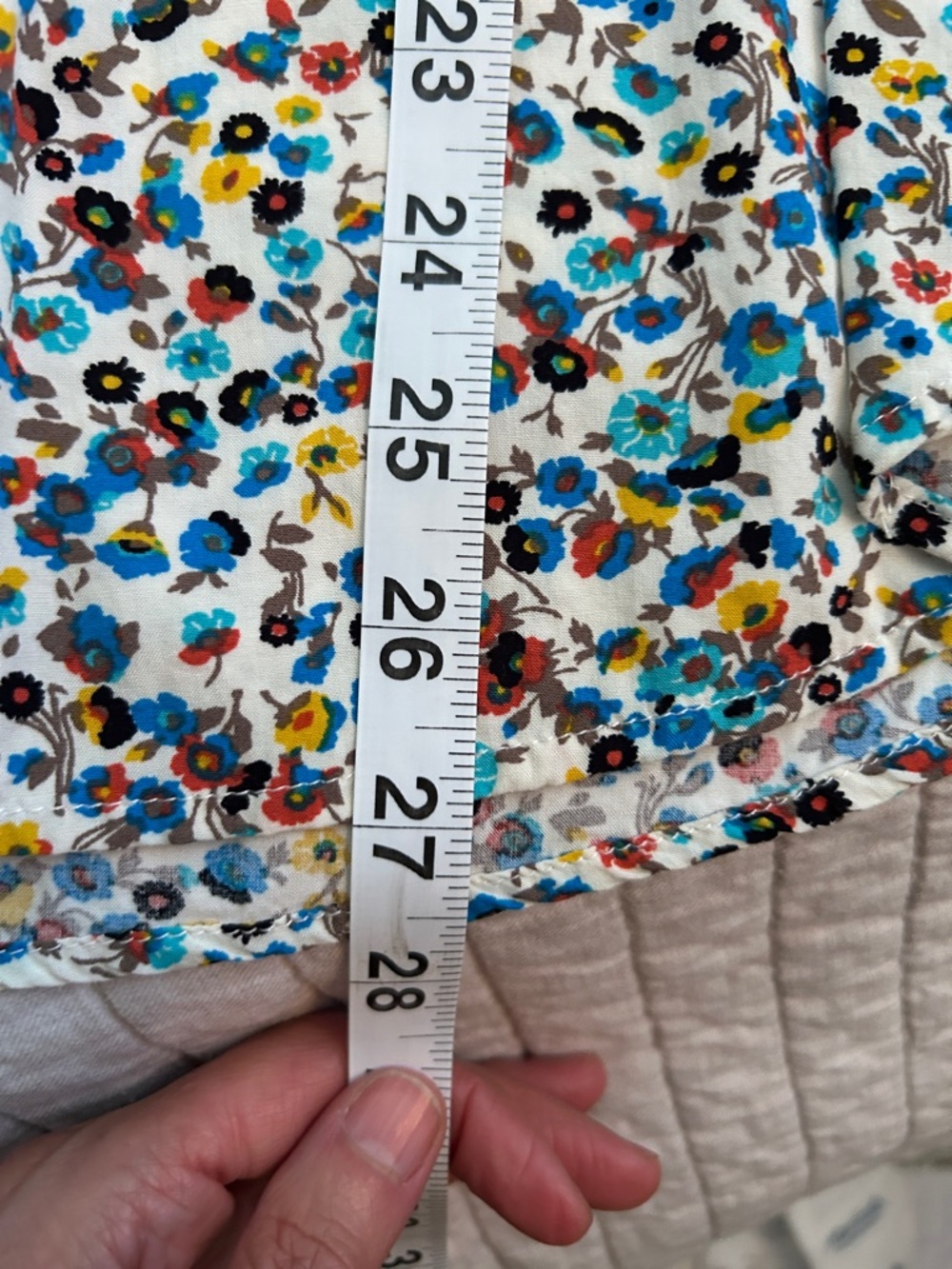 Jane & Delancey country Floral Pintuck Long-Sleeve button down Blouse White L - Picture 13 of 13